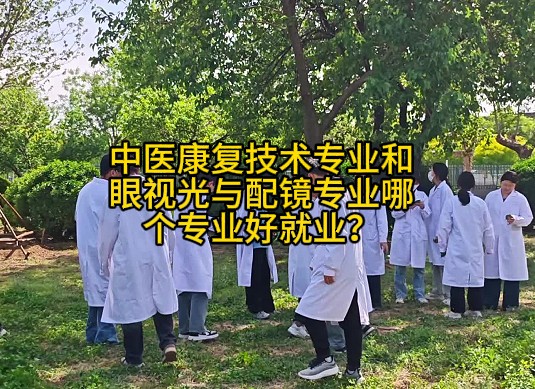 中医康复技术专业和眼视光与配镜专业哪个好就业.jpg